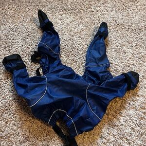 NWOT Small Waterproof Dog Snowsuit Suspenders